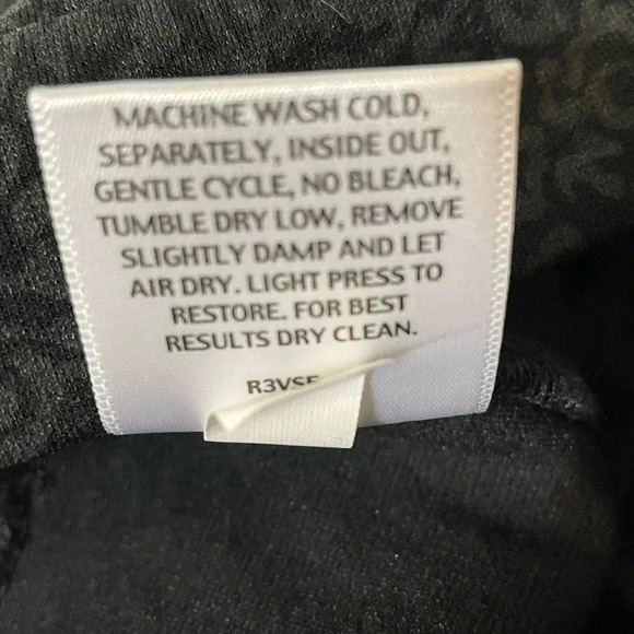 Eileen Fisher Stretch Pull On Skinny Pants Jean Jeggings Viscose Black/Gray Sz P - Picture 4 of 7